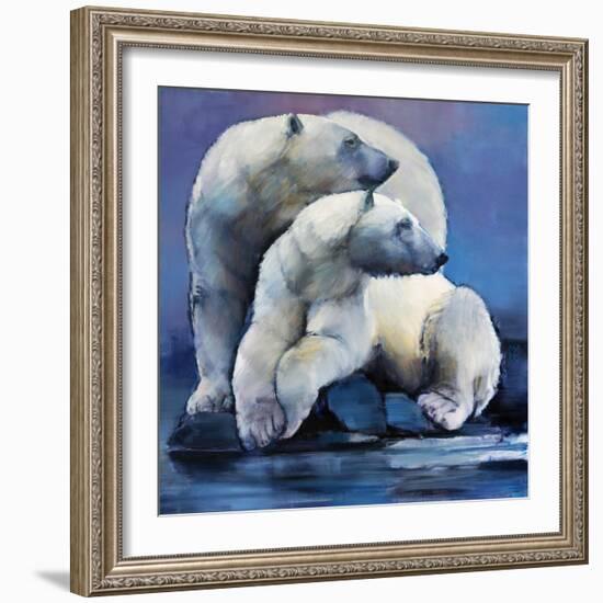 Moon Bears, 2016-Mark Adlington-Framed Giclee Print