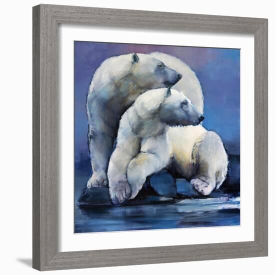 Moon Bears, 2016-Mark Adlington-Framed Giclee Print