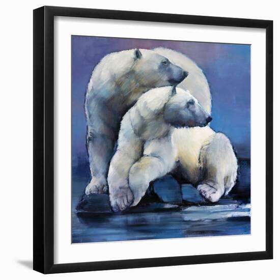 Moon Bears, 2016-Mark Adlington-Framed Giclee Print