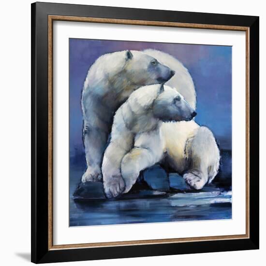 Moon Bears, 2016-Mark Adlington-Framed Giclee Print