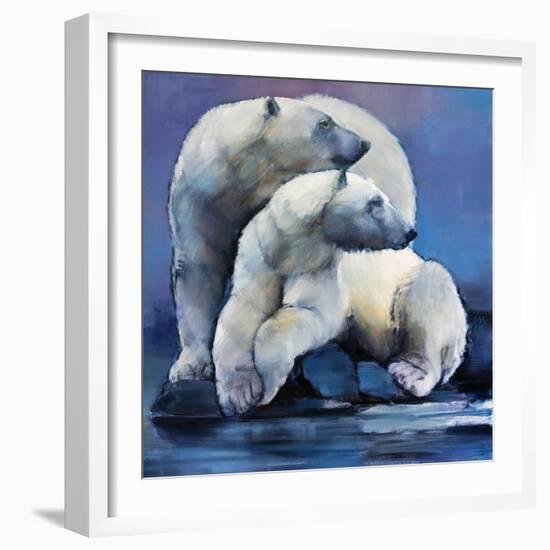 Moon Bears, 2016-Mark Adlington-Framed Giclee Print