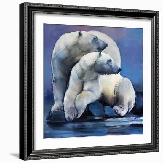 Moon Bears, 2016-Mark Adlington-Framed Giclee Print