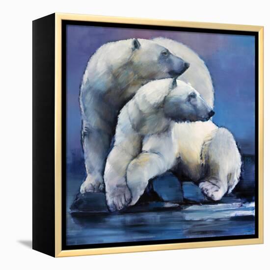 Moon Bears, 2016-Mark Adlington-Framed Premier Image Canvas