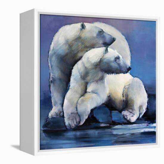 Moon Bears, 2016-Mark Adlington-Framed Premier Image Canvas