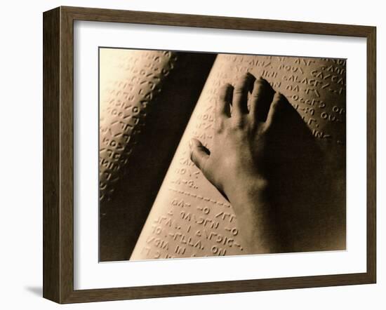 Moon Braille-Cristina-Framed Photographic Print