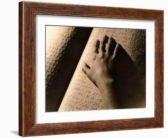 Moon Braille-Cristina-Framed Photographic Print