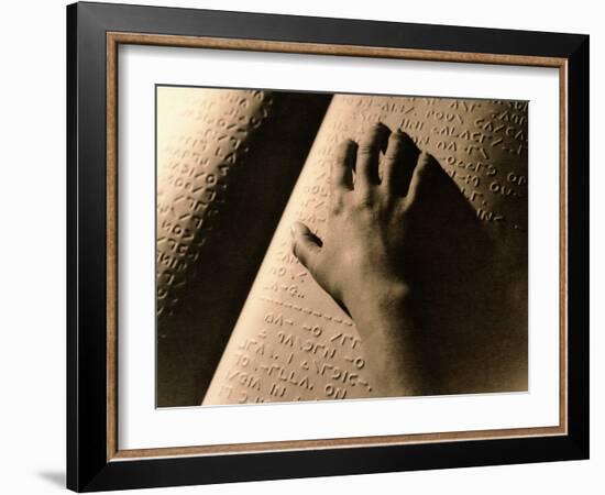 Moon Braille-Cristina-Framed Photographic Print