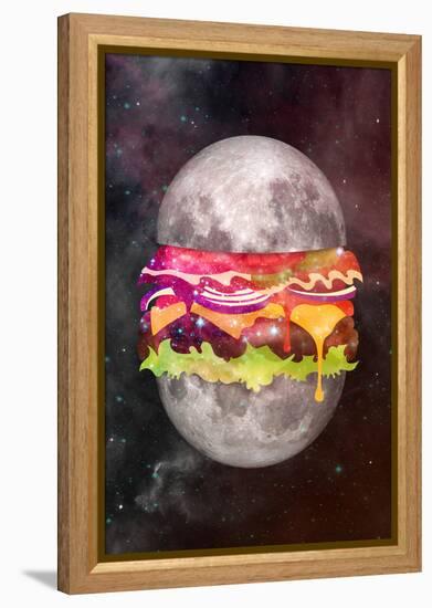 Moon Burger-null-Framed Stretched Canvas