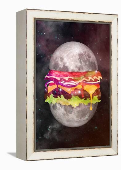 Moon Burger-null-Framed Stretched Canvas