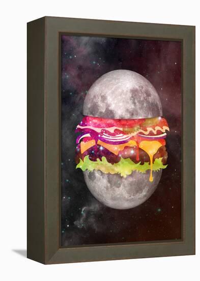 Moon Burger-null-Framed Stretched Canvas