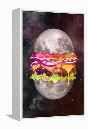 Moon Burger-null-Framed Stretched Canvas