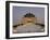 Moon, Chiang Kaishek Memorial Hall Park in Evening, Taipei City, Taiwan-Christian Kober-Framed Photographic Print