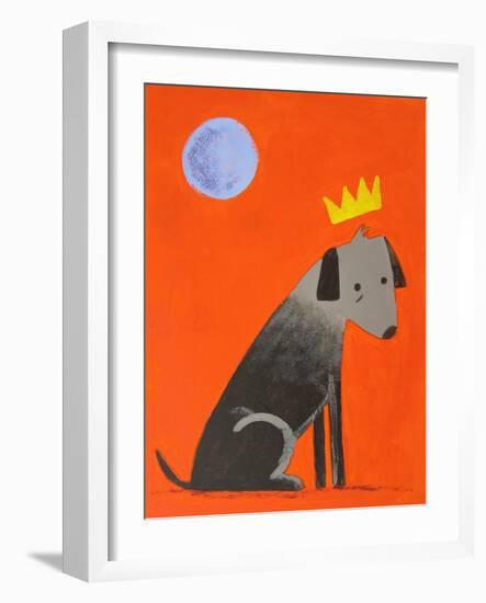 Moon Dog-Robert Filiuta-Framed Art Print