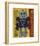 Moon Explorer Robot, 1983 (blue & yellow)-Andy Warhol-Framed Art Print