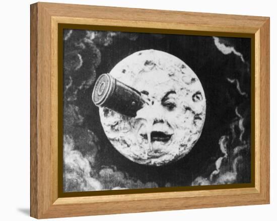 Moon Face from a Trip to the Moon-null-Framed Premier Image Canvas