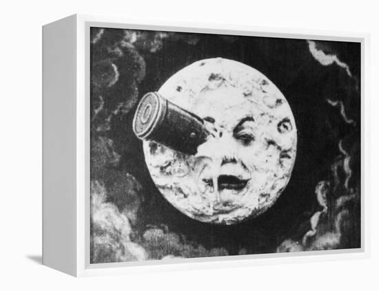 Moon Face from a Trip to the Moon-null-Framed Premier Image Canvas