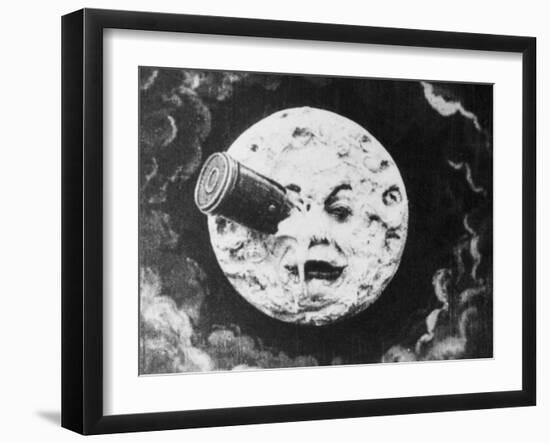 Moon Face from a Trip to the Moon-null-Framed Giclee Print