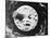 Moon Face from a Trip to the Moon-null-Mounted Premium Giclee Print