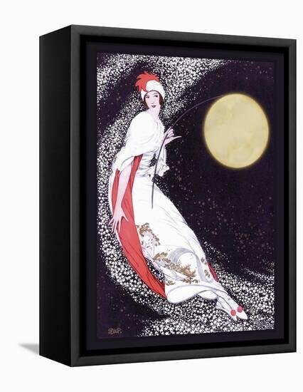 Moon Fairy Canvas 2a-Vintage Lavoie-Framed Premier Image Canvas