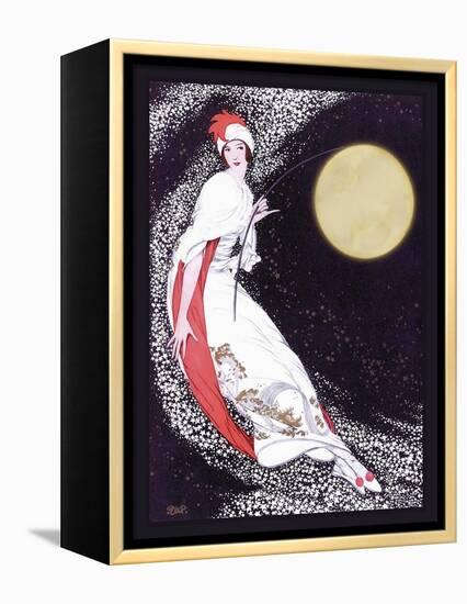 Moon Fairy Canvas 2a-Vintage Lavoie-Framed Premier Image Canvas