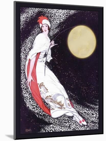 Moon Fairy Canvas 2a-Vintage Lavoie-Mounted Giclee Print