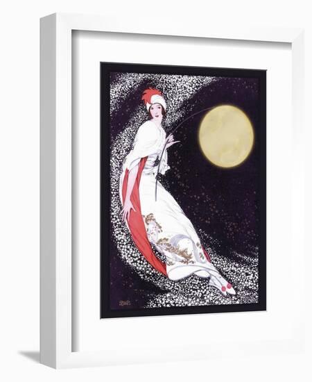 Moon Fairy Canvas 2a-Vintage Lavoie-Framed Giclee Print