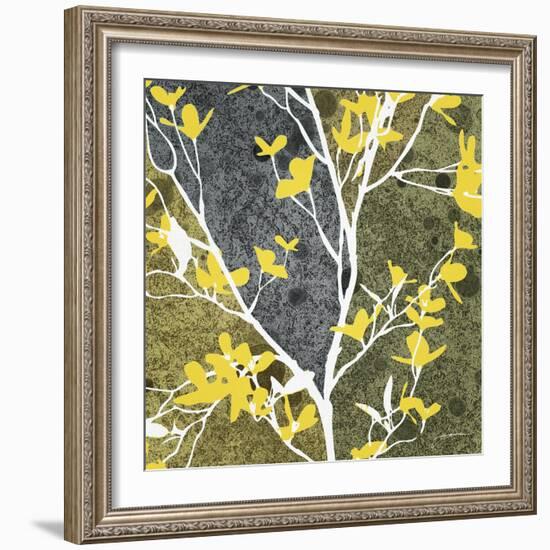 Moon Flowers I-James Burghardt-Framed Art Print