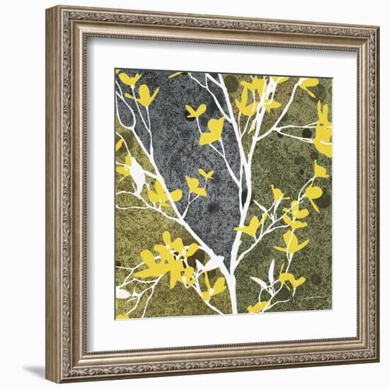 Moon Flowers I-James Burghardt-Framed Art Print