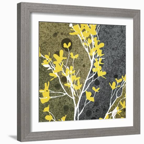 Moon Flowers II-James Burghardt-Framed Premium Giclee Print