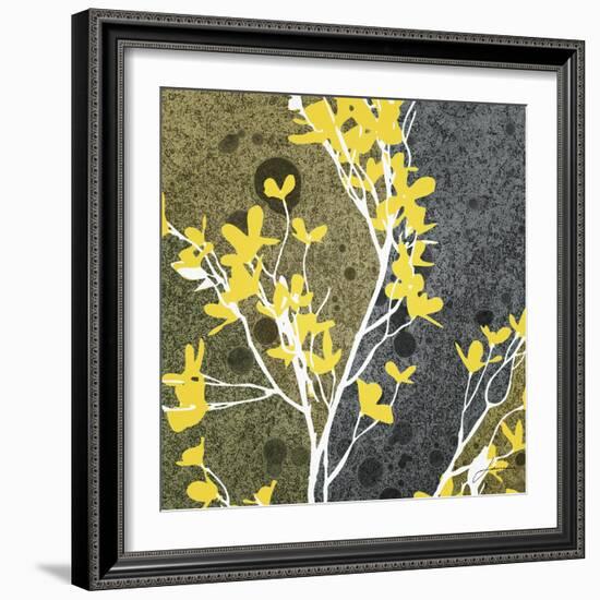 Moon Flowers II-James Burghardt-Framed Premium Giclee Print