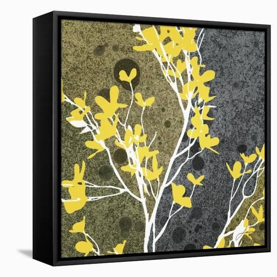 Moon Flowers II-James Burghardt-Framed Stretched Canvas