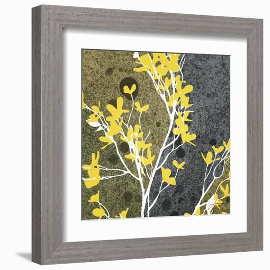 Moon Flowers II-James Burghardt-Framed Art Print