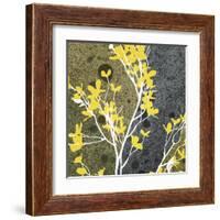 Moon Flowers II-James Burghardt-Framed Art Print