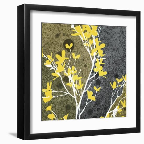 Moon Flowers II-James Burghardt-Framed Art Print