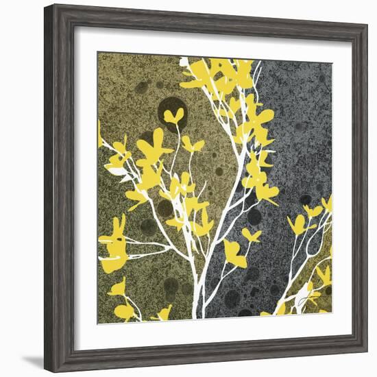 Moon Flowers II-James Burghardt-Framed Art Print