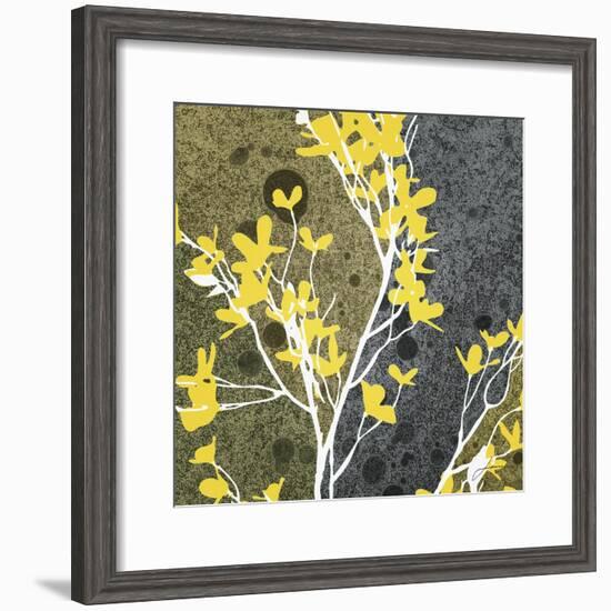 Moon Flowers II-James Burghardt-Framed Art Print