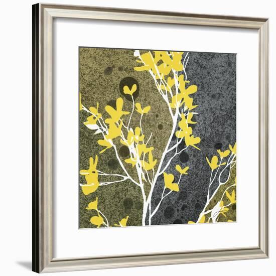 Moon Flowers II-James Burghardt-Framed Art Print