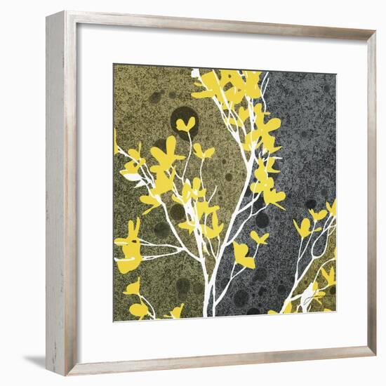 Moon Flowers II-James Burghardt-Framed Art Print