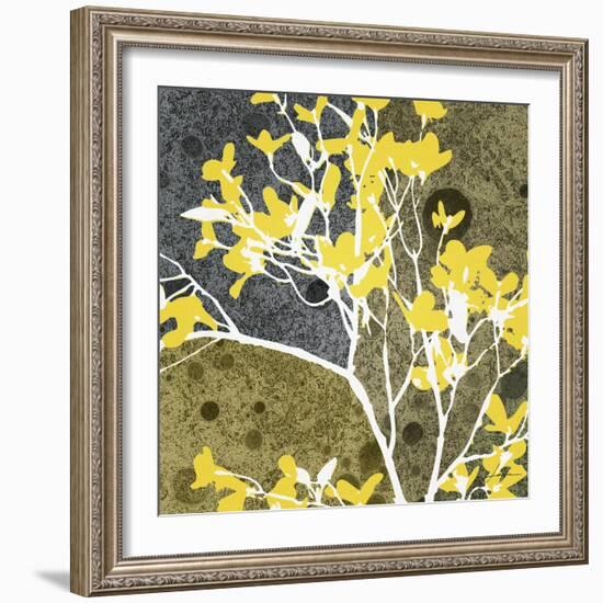 Moon Flowers III-James Burghardt-Framed Art Print