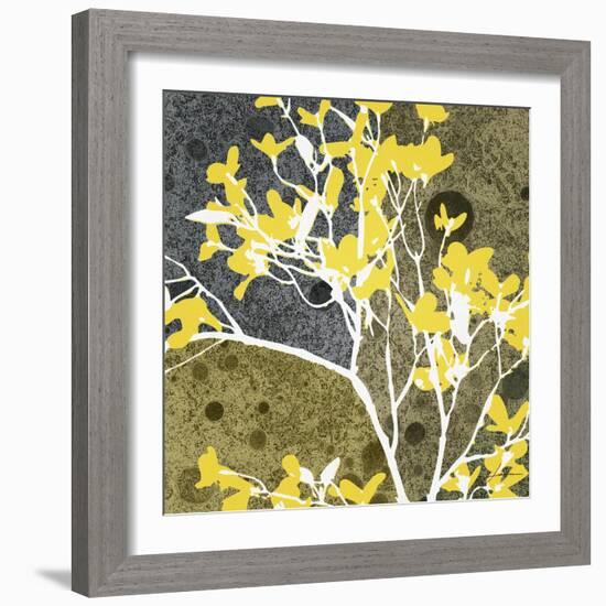 Moon Flowers III-James Burghardt-Framed Art Print