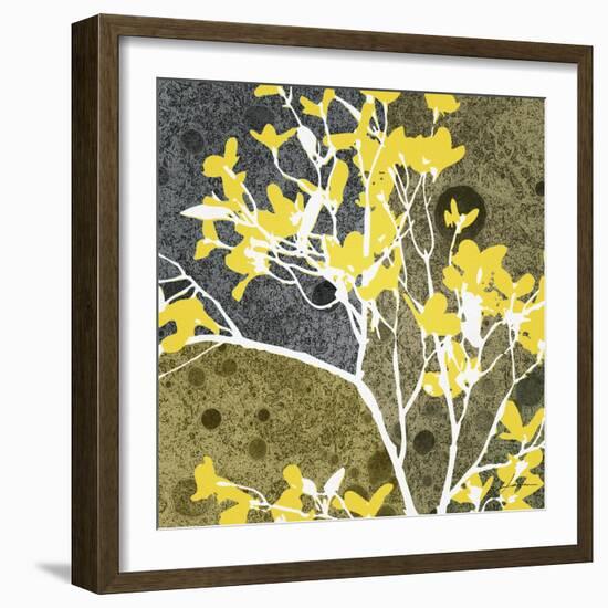 Moon Flowers III-James Burghardt-Framed Art Print