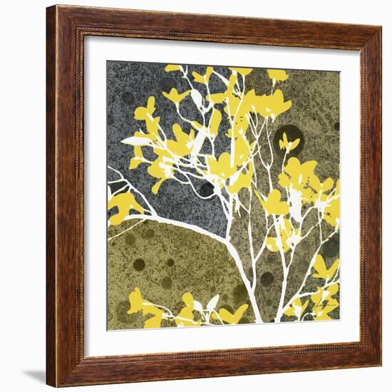 Moon Flowers III-James Burghardt-Framed Art Print