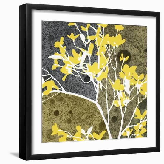 Moon Flowers III-James Burghardt-Framed Art Print