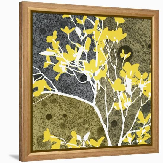 Moon Flowers III-James Burghardt-Framed Stretched Canvas