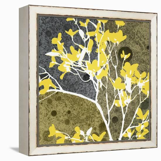 Moon Flowers III-James Burghardt-Framed Stretched Canvas