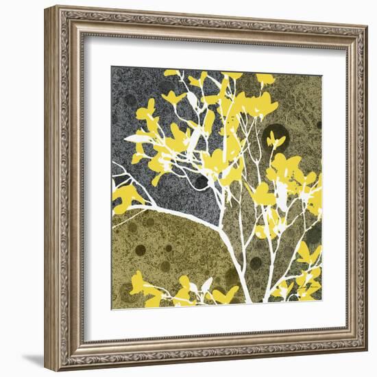 Moon Flowers III-James Burghardt-Framed Art Print