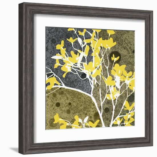 Moon Flowers III-James Burghardt-Framed Art Print