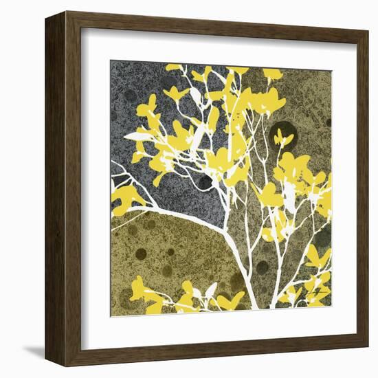 Moon Flowers III-James Burghardt-Framed Art Print