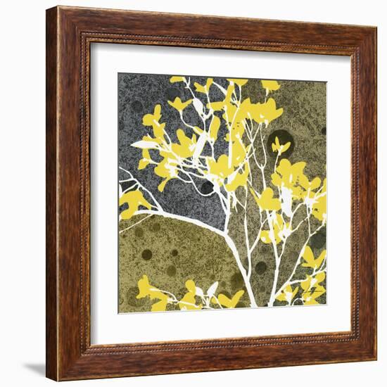 Moon Flowers III-James Burghardt-Framed Art Print