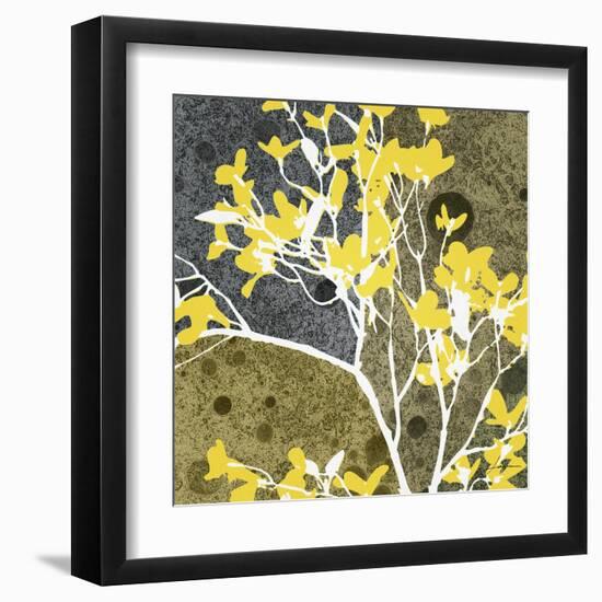 Moon Flowers III-James Burghardt-Framed Art Print